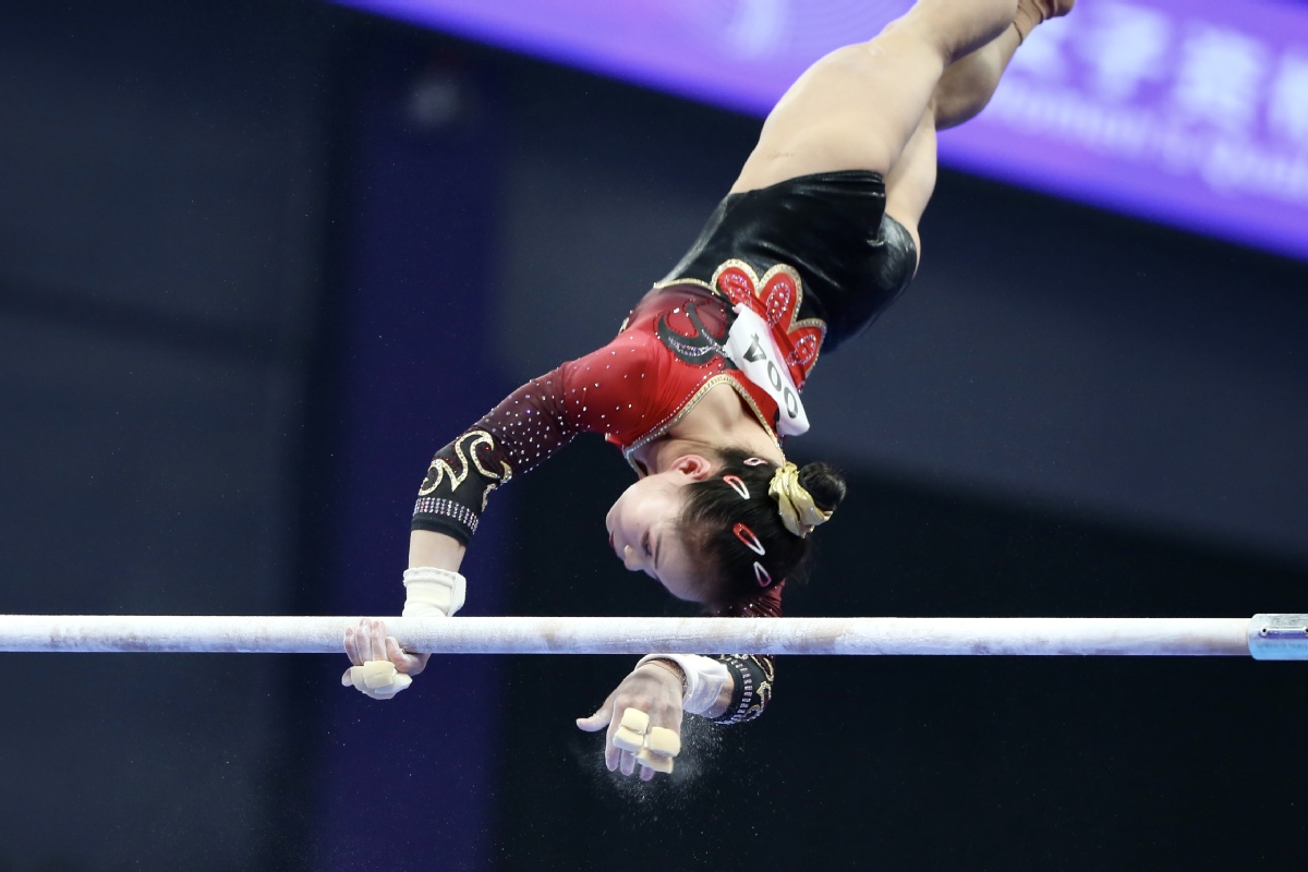 竞技体操冠军属于立陶宛选手